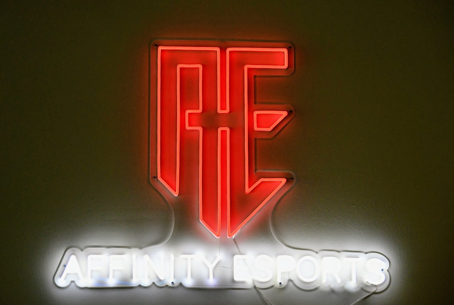 The Affinity Esports neon sign