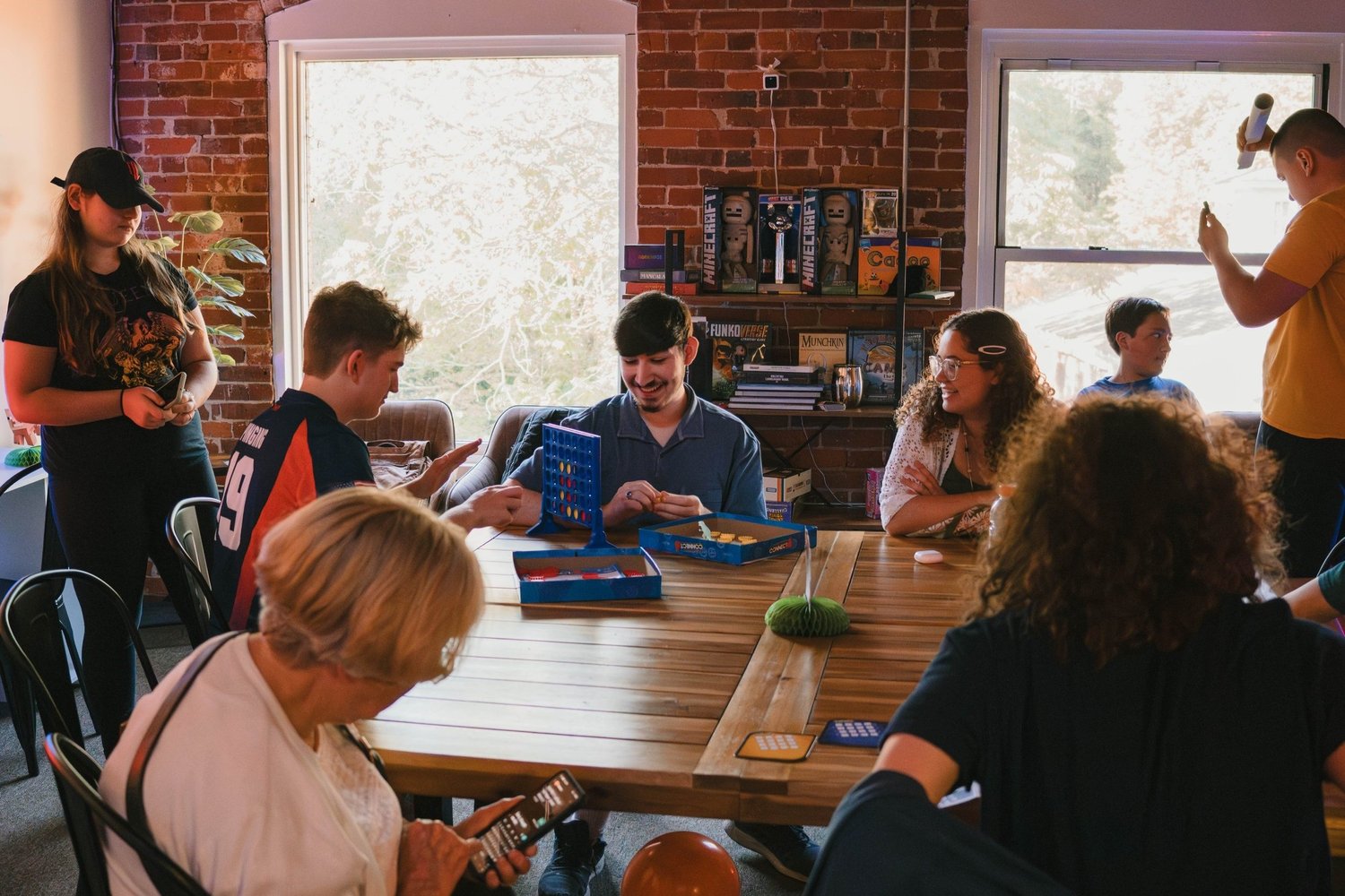 Tabletop games at the studio